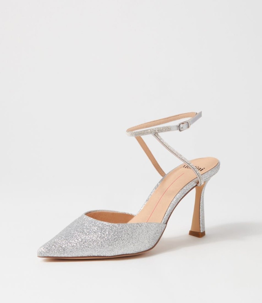 Shoes MOLLINI | Diamond Silver Glitter Heels