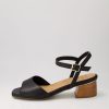 Shoes ZIERA | Cabo W Black Leather Sandals