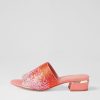 Shoes DJANGO & JULIETTE | Tamarin Melon Shimmer Multi Mules