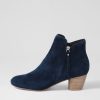 Shoes DJANGO & JULIETTE | Demanse Navy Suede Ankle Boots