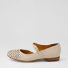 Shoes DIANA FERRARI | Reetta Light Stone Leather Flat Shoes