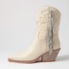 Shoes MOLLINI | Riskea Winter White Leather Calf Boots