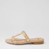 Shoes MOLLINI | Antina Nude Leather Slides