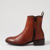 Shoes EOS | Celi Brandy Leather Ankle Boots