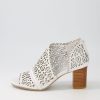 Shoes DJANGO & JULIETTE | Siena White Leather Sandals