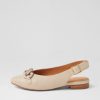 Shoes ZIERA | Lizbeths W Almond Leather Flat Shoes