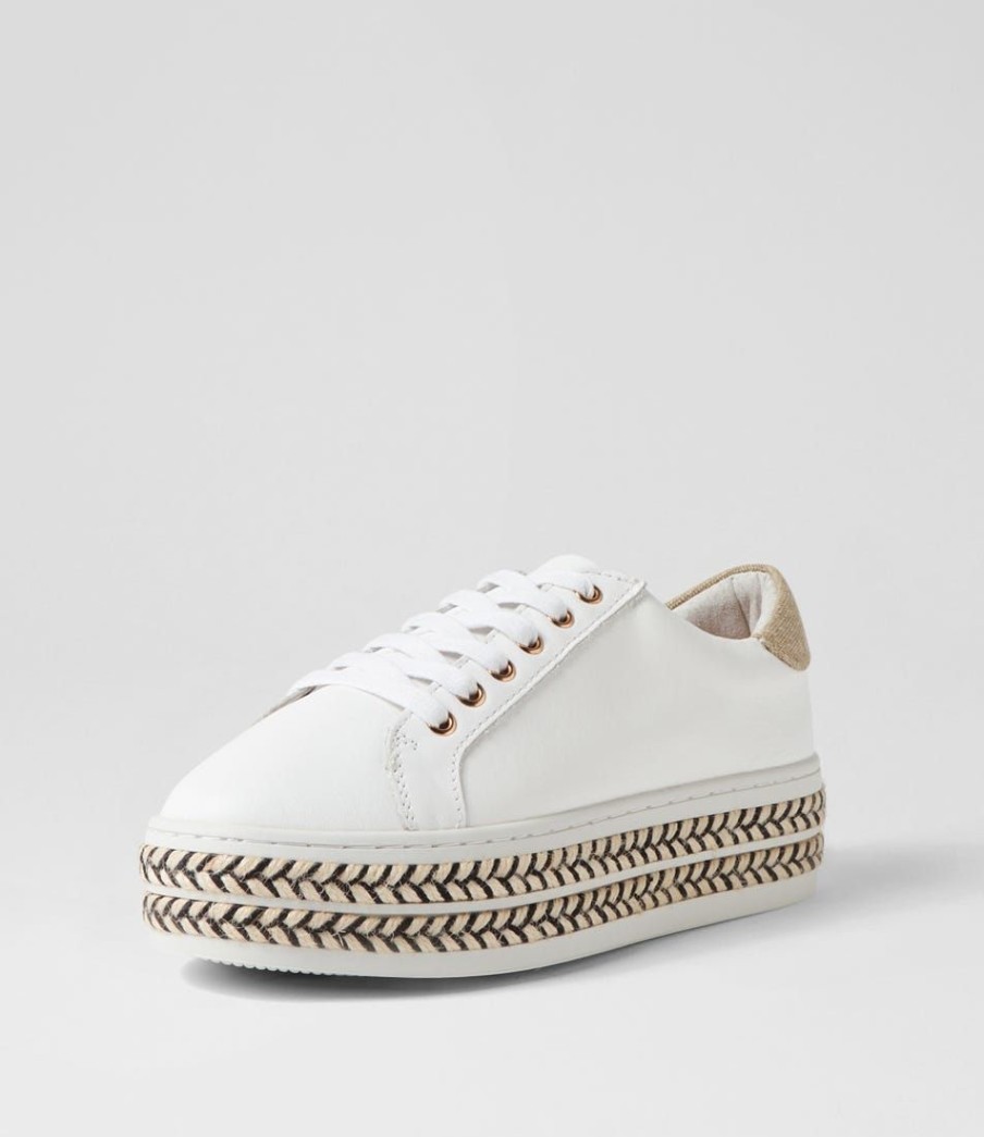 Shoes ALFIE & EVIE | Oppose White Leather Sneakers