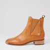 Shoes DJANGO & JULIETTE | Fava New Tan Leather Ankle Boots