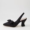 Shoes MOLLINI | Ciella Black Satin Heels