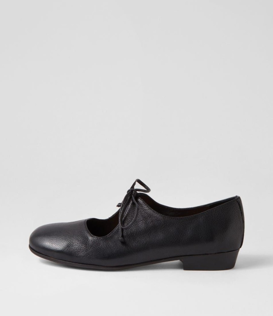 Shoes DJANGO & JULIETTE | Dexta Black Leather Mary Janes