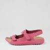 Shoes ZIERA | Yopal W Fuchsia Leather Sandals