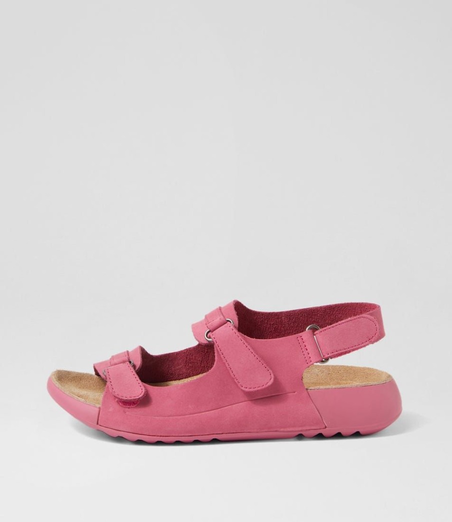 Shoes ZIERA | Yopal W Fuchsia Leather Sandals