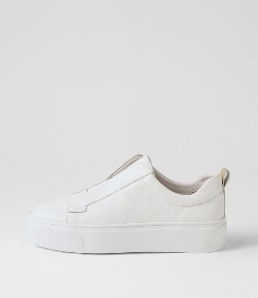 Shoes MOLLINI | Cannes White Gold Leather Sneakers