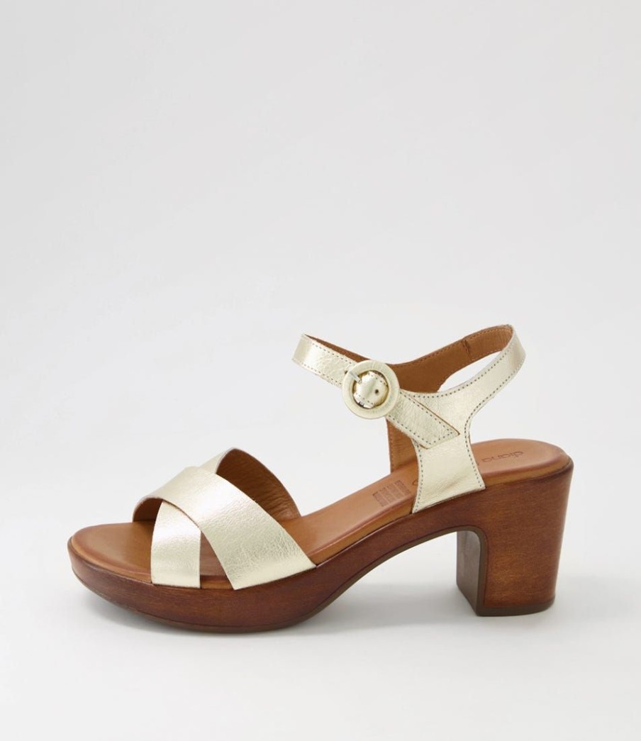 Shoes DIANA FERRARI | Baha2 Pale Gold Leather Sandals