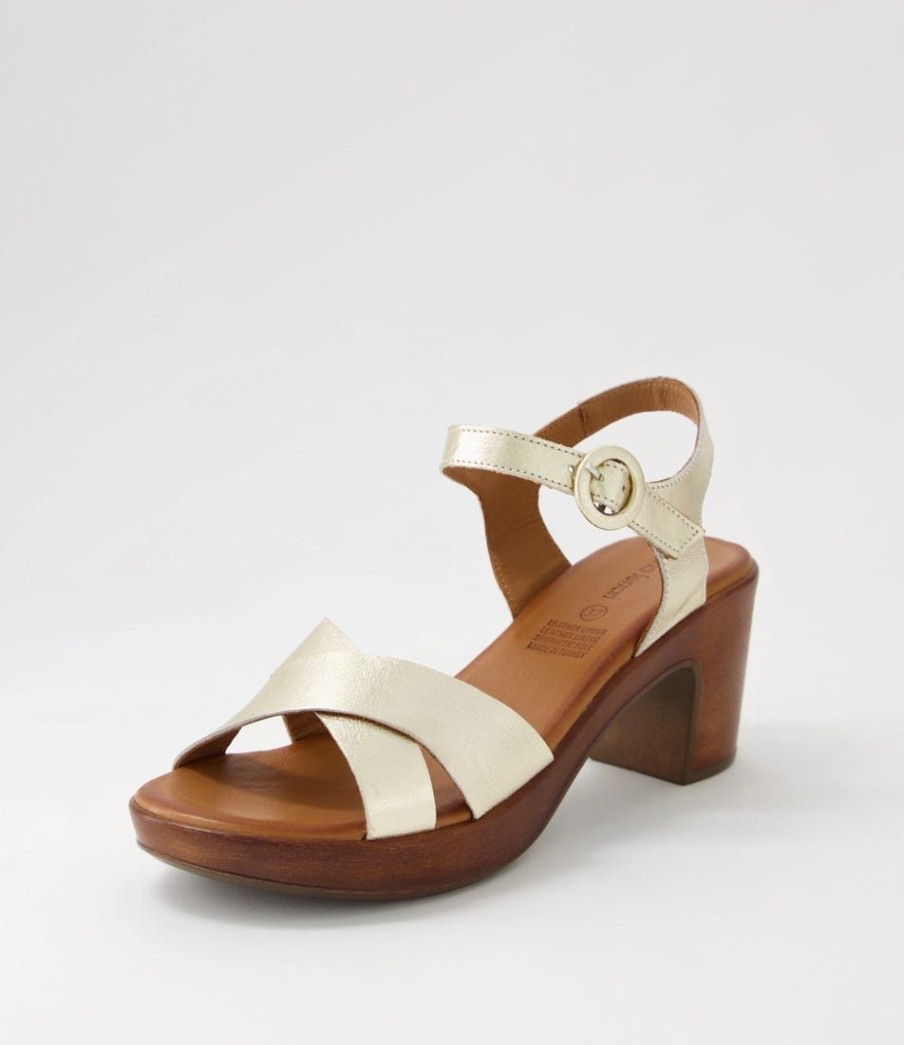 Shoes DIANA FERRARI | Baha2 Pale Gold Leather Sandals