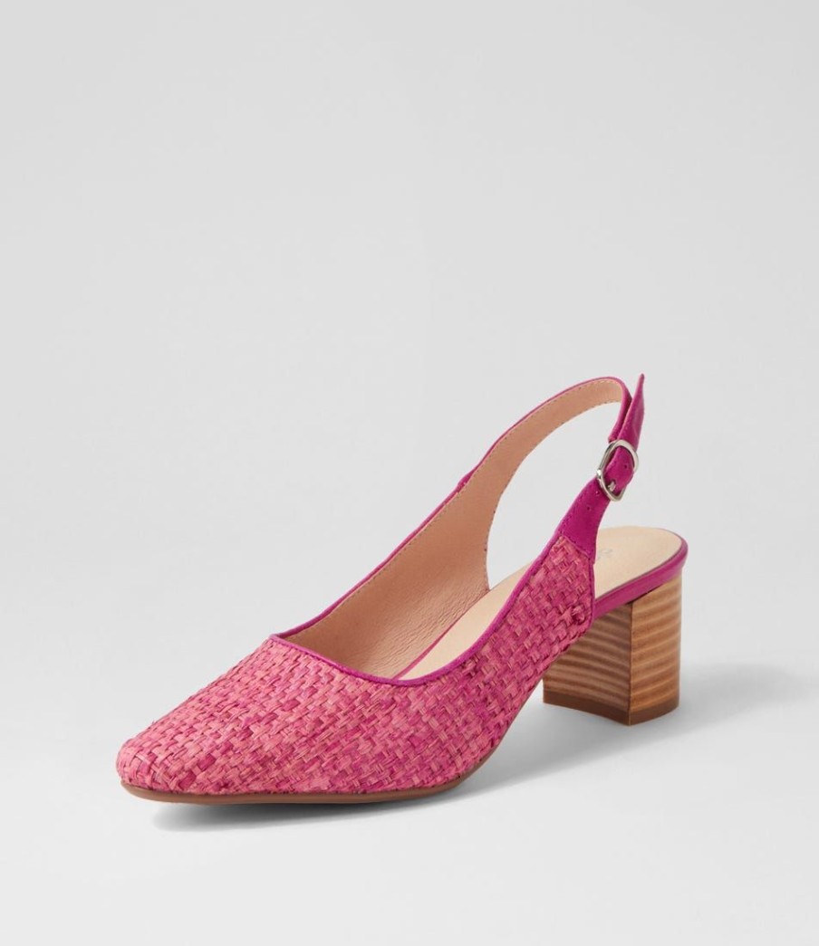 Shoes DIANA FERRARI | Lexstar Violet Woven Leather Heels