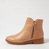 Shoes ZIERA | Skylars Xf Cappuccino Leather Ankle Boots