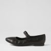 Shoes DIANA FERRARI | Archa Black Leather Flat Shoes