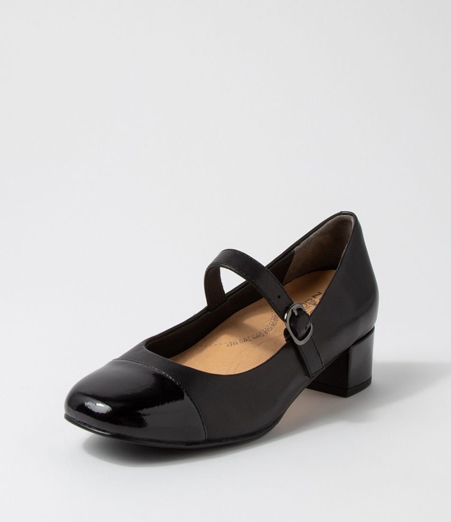 Shoes ZIERA | Kowder W Black Patent Leather Heels