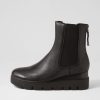 Shoes DJANGO & JULIETTE | Rinnit Black Leather Chelsea Boots