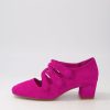 Shoes DJANGO & JULIETTE | Hannon Fuchsia Suede Heels