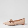 Shoes DIANA FERRARI | Dulcie Dark Nude Natural Heel Leather Loafers