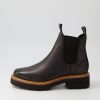 Shoes DJANGO & JULIETTE | Femi Black Tumble Leather Chelsea Boots