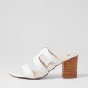 Shoes MOLLINI | Arlar White Natural Leather Mules