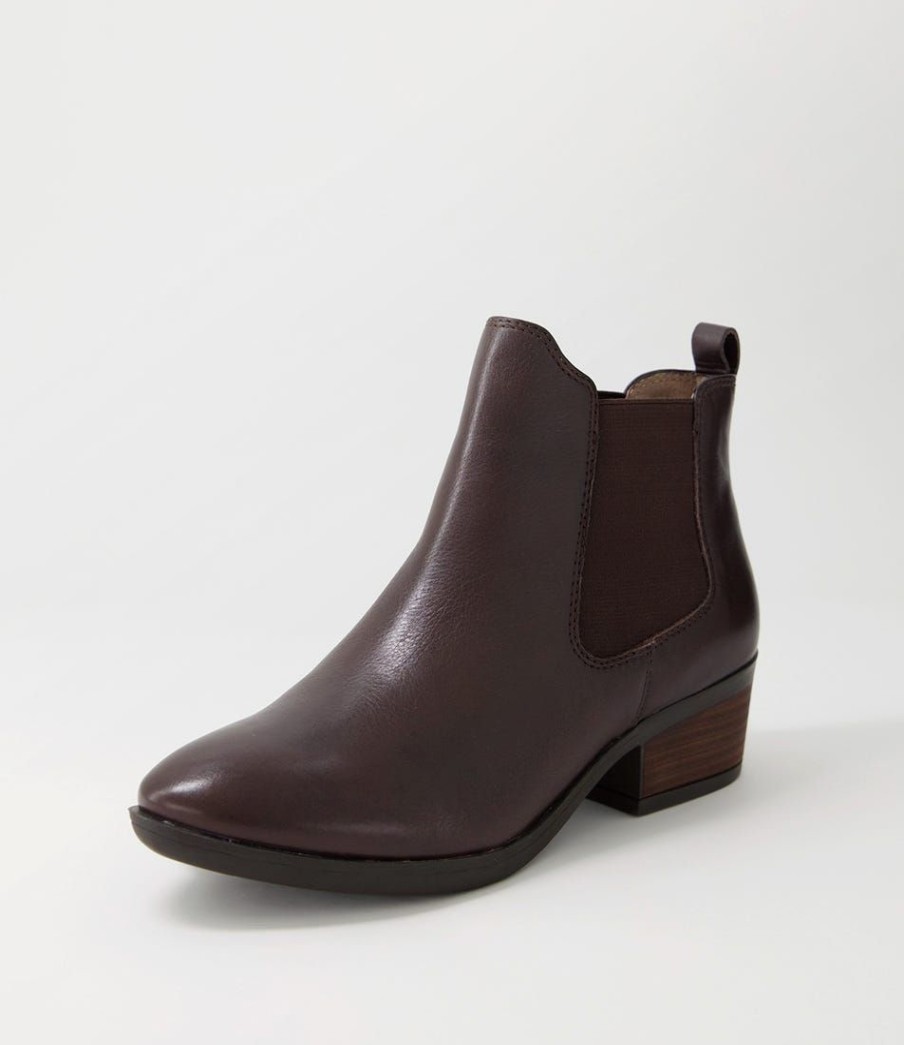 Shoes DIANA FERRARI | Zenna Choc Leather Chelsea Boots