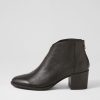 Shoes DJANGO & JULIETTE | Mamie Black Leather Ankle Boots