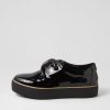 Shoes DJANGO & JULIETTE | Filpyz Black Patent Leather Sneakers