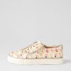 Shoes ZIERA | Pamela Xf Lemon Bubbles Pale Gold Leather Sneakers