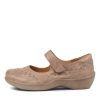 Shoes ZIERA | Gummibear W Smoke Leather Flat Shoes