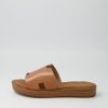 Shoes TOP END | Fando Tan Leather Slides Ns