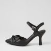 Shoes TOP END | Lariah Black Leather Heels