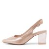 Shoes DJANGO & JULIETTE | Hinnis Nude Shimmer Leather Heels