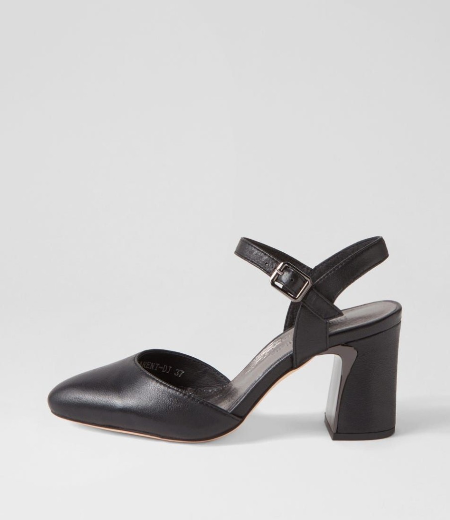 Shoes DJANGO & JULIETTE | Karent Black Leather Heels