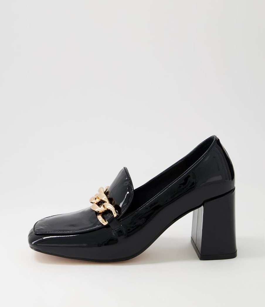 Shoes MOLLINI | Tulsa Black Patent Leather Heels