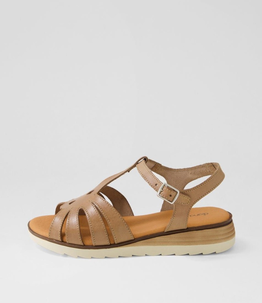 Shoes DIANA FERRARI | Begraciad Taupe Leather Sandals