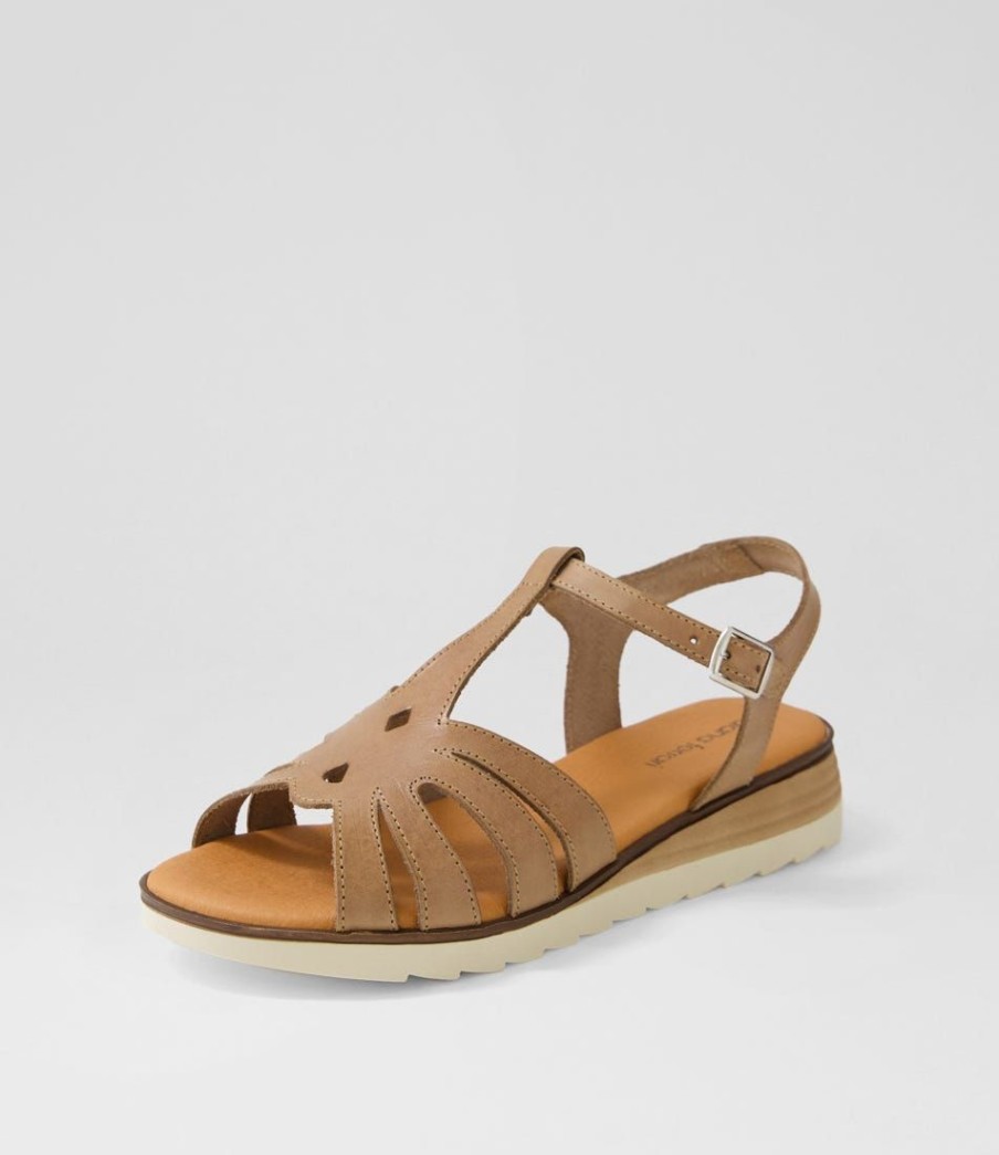 Shoes DIANA FERRARI | Begraciad Taupe Leather Sandals