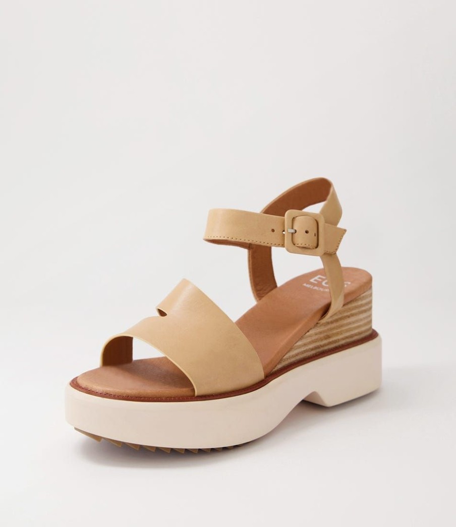 Shoes EOS | Brooke Tan Leather Sandals