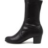 Shoes ZIERA | Genevey W Black Ankle Boots Bh