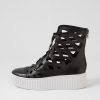 Shoes DJANGO & JULIETTE | Urchie Black White Leather Sneakers