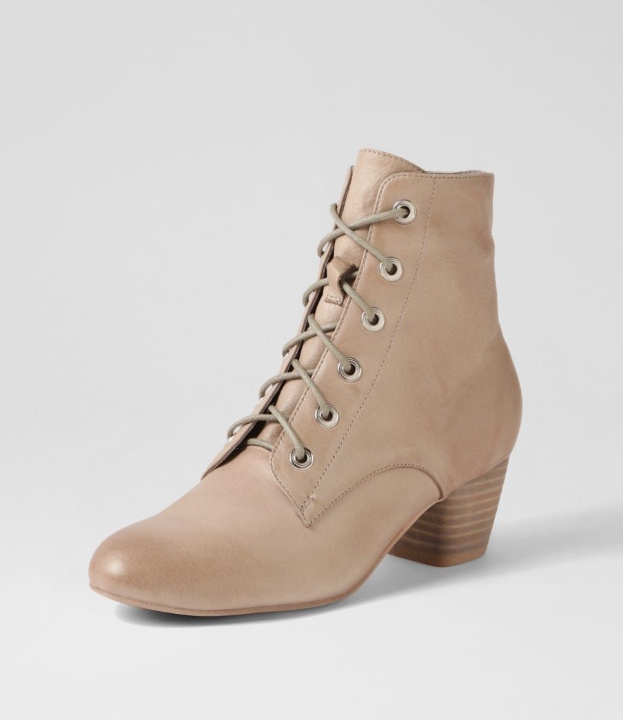 Shoes DJANGO & JULIETTE | Durban Smoke Leather Lace Up Boots