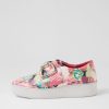 Shoes ZIERA | Zeki W Pink Mix Patent Leather Sneakers