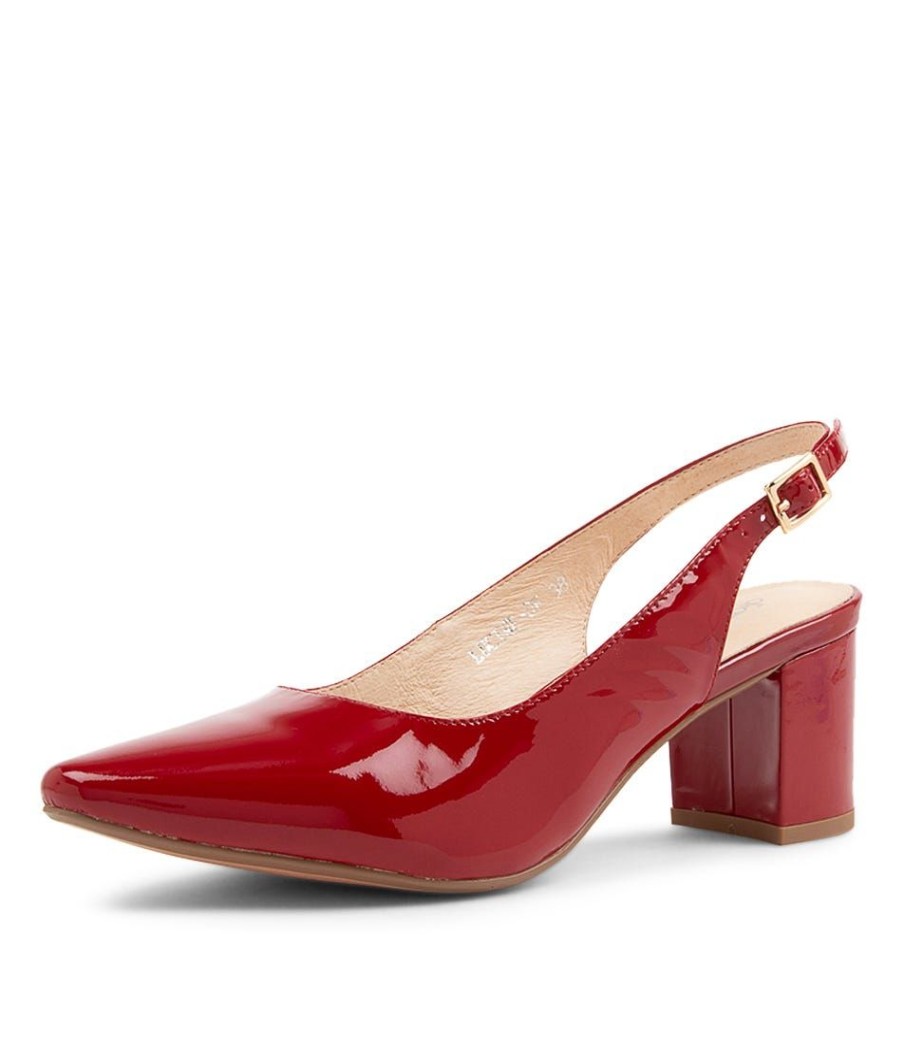 Shoes DIANA FERRARI | Lucine Red Patent Leather Heels