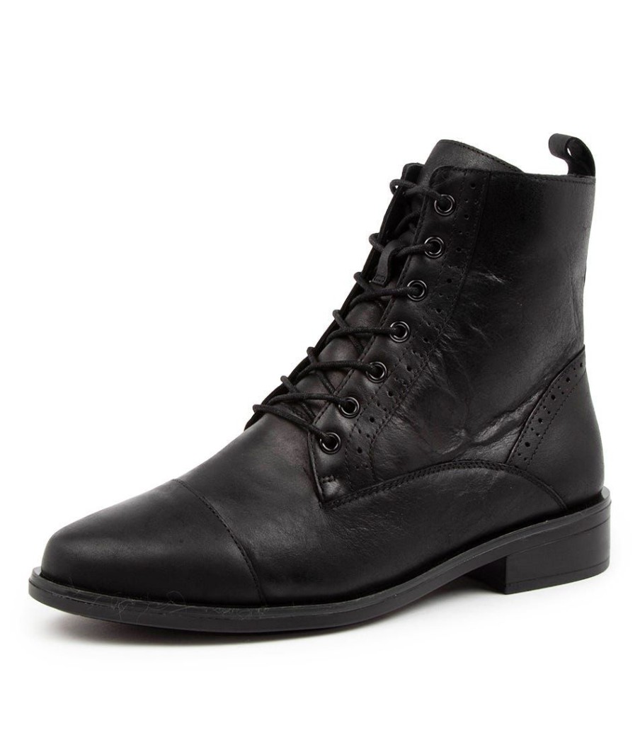 Shoes ZIERA | Storm Xf Black Leather