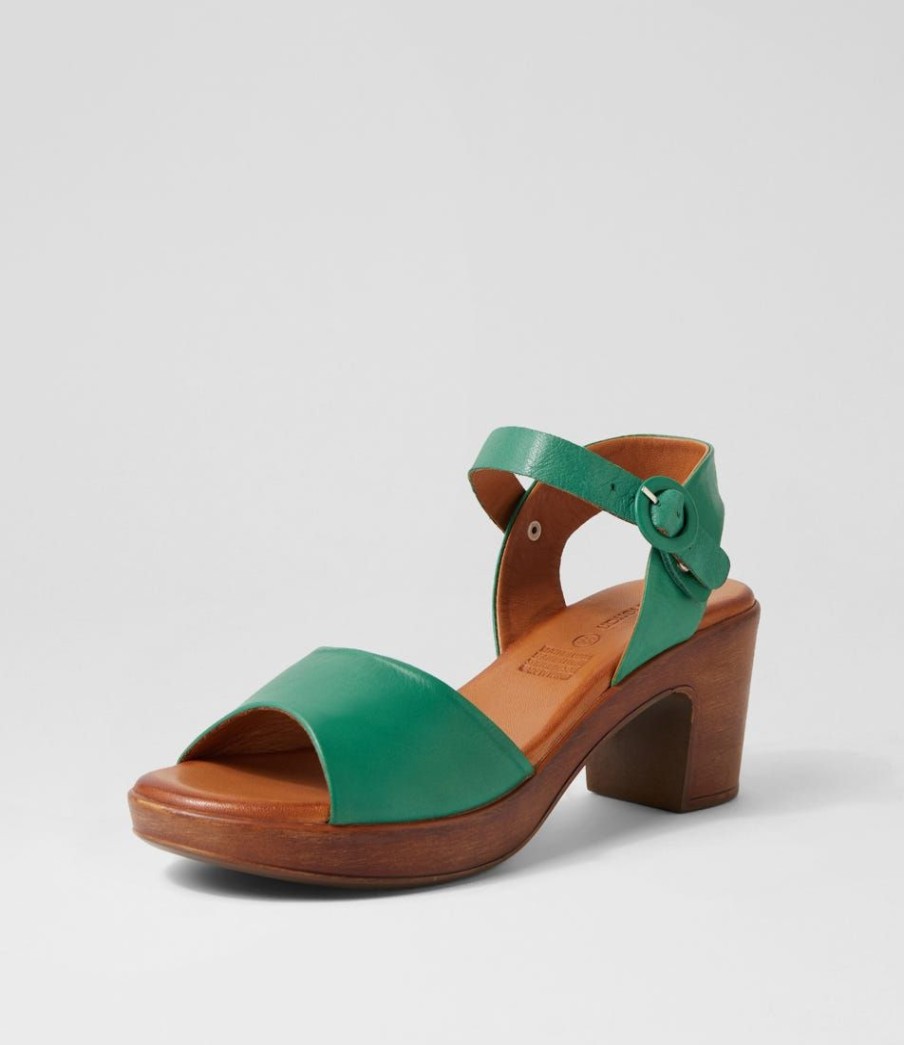 Shoes DIANA FERRARI | Blaide Emerald Leather Sandals