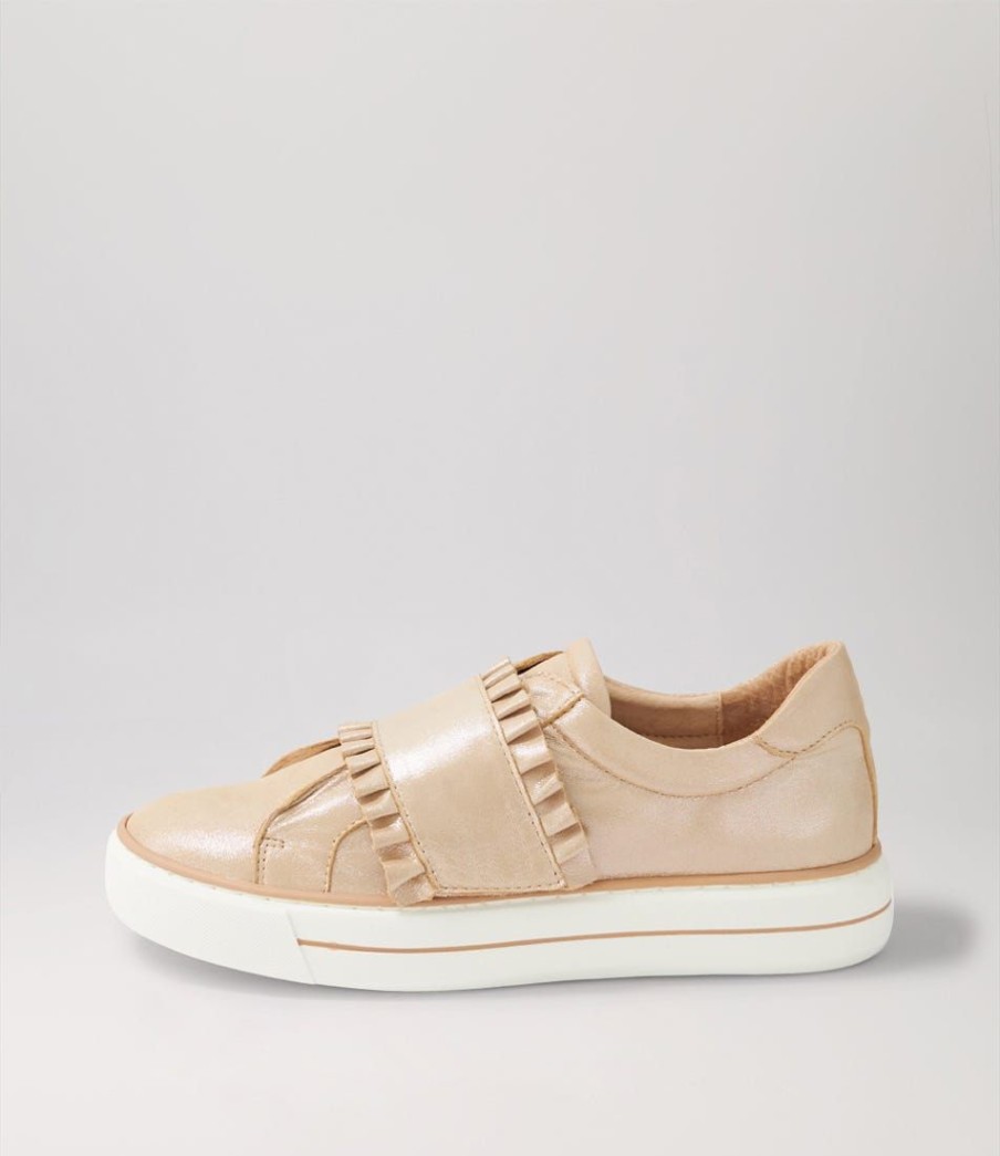 Shoes DJANGO & JULIETTE | Yabell Rose Shimmer Leather Sneakers