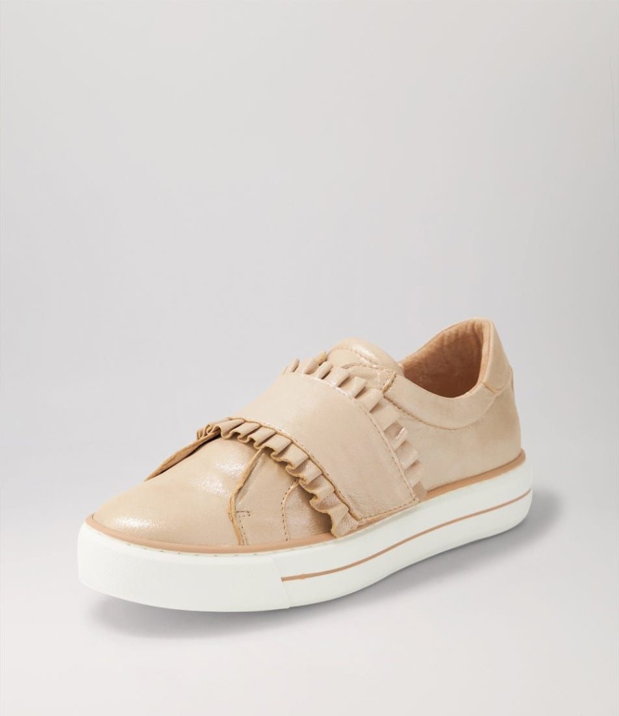 Shoes DJANGO & JULIETTE | Yabell Rose Shimmer Leather Sneakers